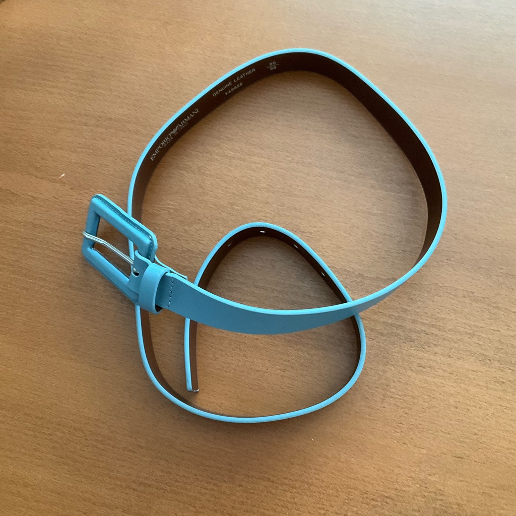 Made In Italy Armani Leather Belt